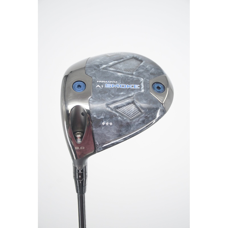 Lefty Callaway Paradym Ai Smoke Triple Diamond 9 Degree Driver S Flex 45.5″
