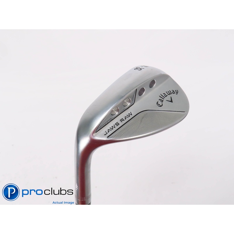 NEW Left Handed Callaway JAWS RAW 58*(8*) WEDGE Z-Grind – DG Wedge Flex 444516
