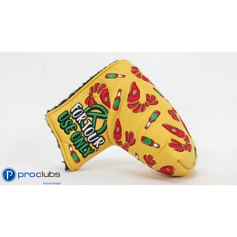 SCOTTY CAMERON 2021 CRAWFISH LOUISIANA TOUR USE ONLY MID MALLET PUTTER HEADCOVER