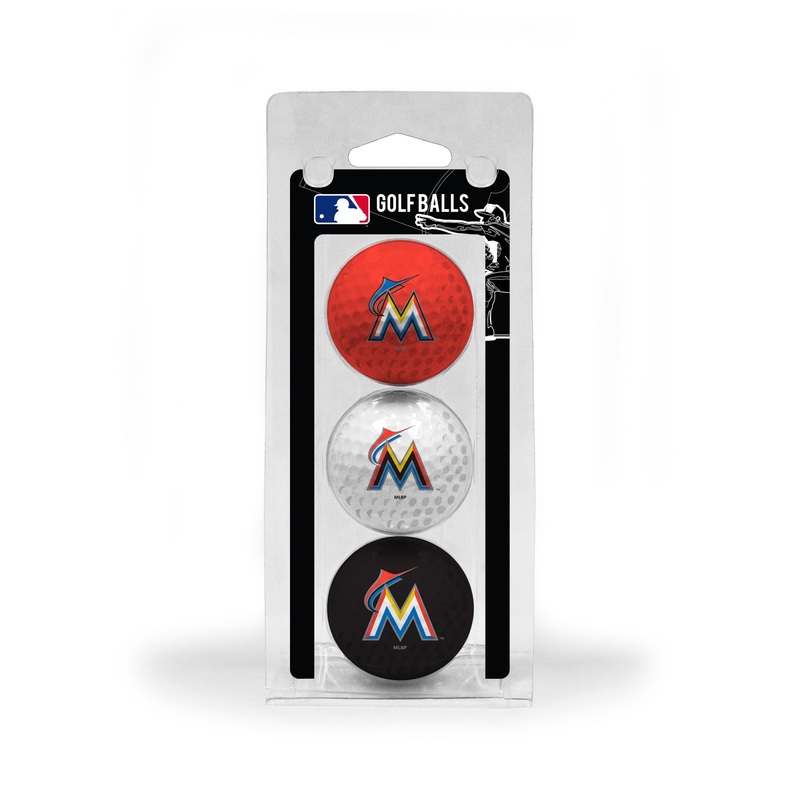 Team Golf Miami Marlins Golf Balls