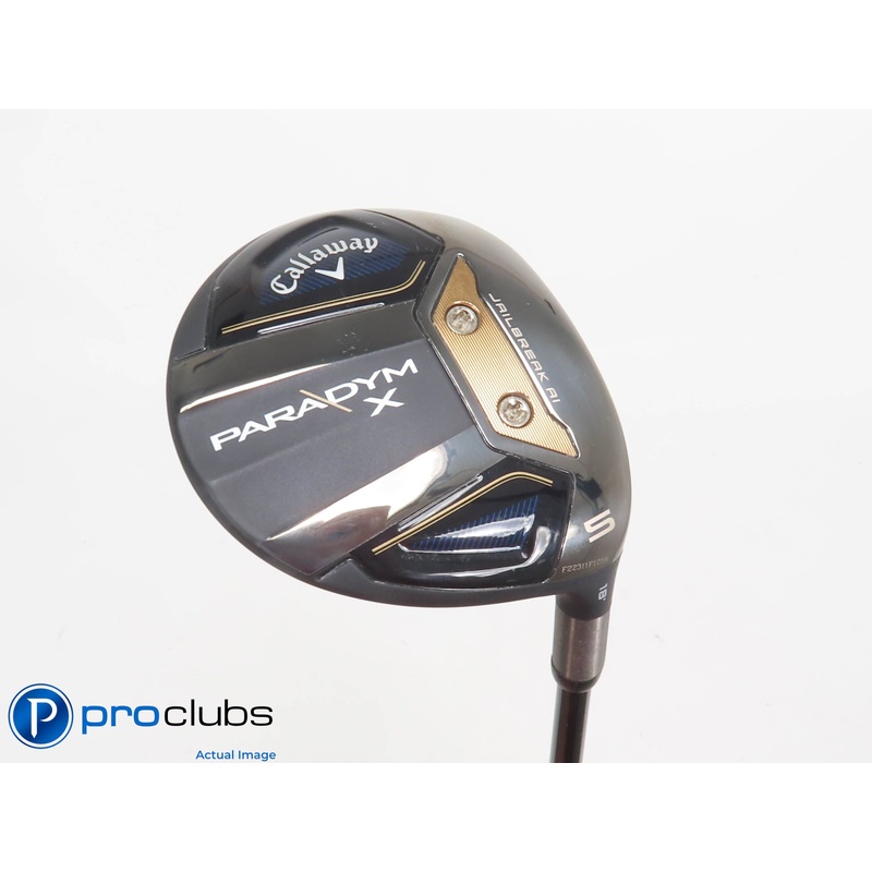 Excellent! Ladies Callaway PARADYM X 18* 5 Wood -Accra FX 3.0 Blue Ladies 410961