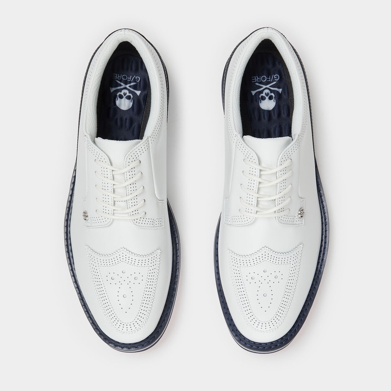 G/FORE 2024FW MEN’S GALLIVANTER FULL GRAIN LEATHER BROGUE GOLF SHOE