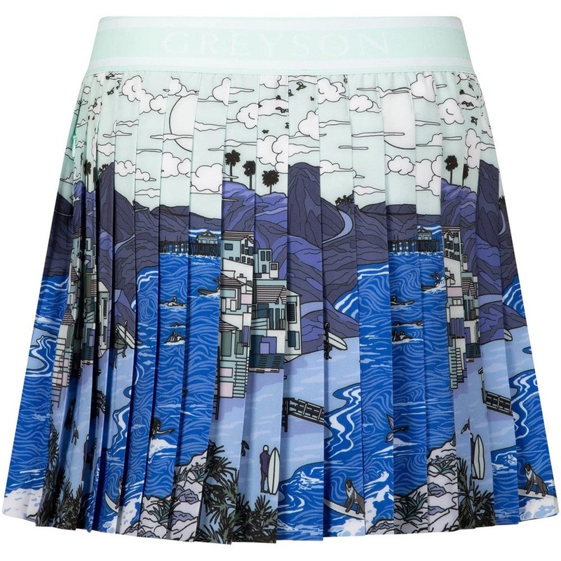 Greyson Coastal Dream Leo Golf Skirt Zuma Multi – FA24 Women