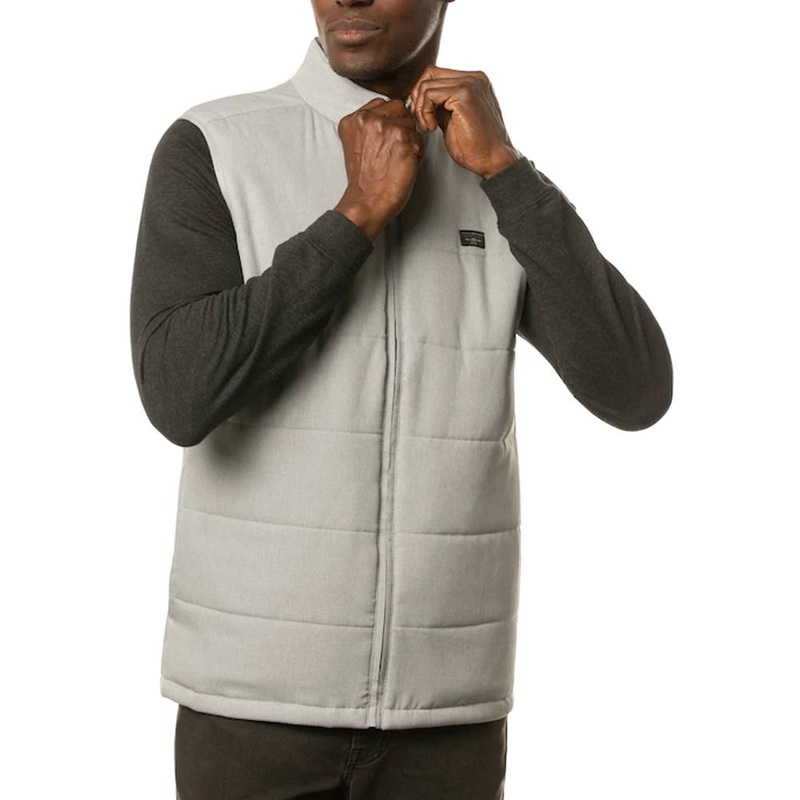 TravisMathew Interlude Puffer Golf Vest Heather Sleet – FW22 Men