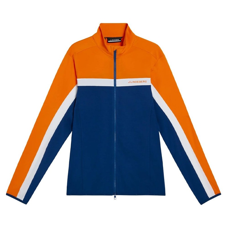 J.Lindeberg Jarvis Mid Layer Golf Jacket Estate Blue – FW23