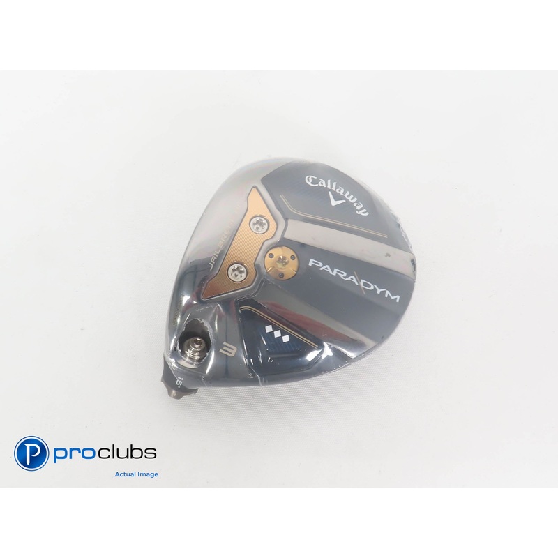 New! Left Handed Callaway Paradym Triple Diamond 15* 3 Wood – Head Only – 382341