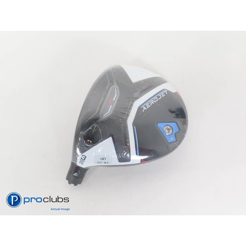 New! Left Handed Cobra Aerojet 15* – 3 Fairway Wood – Head Only – L/H – 382109