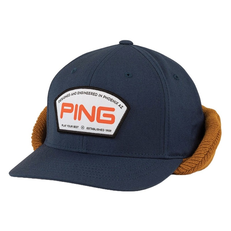 PING Hybrid 214 Golf Cap Navy/Buck – 24 Men