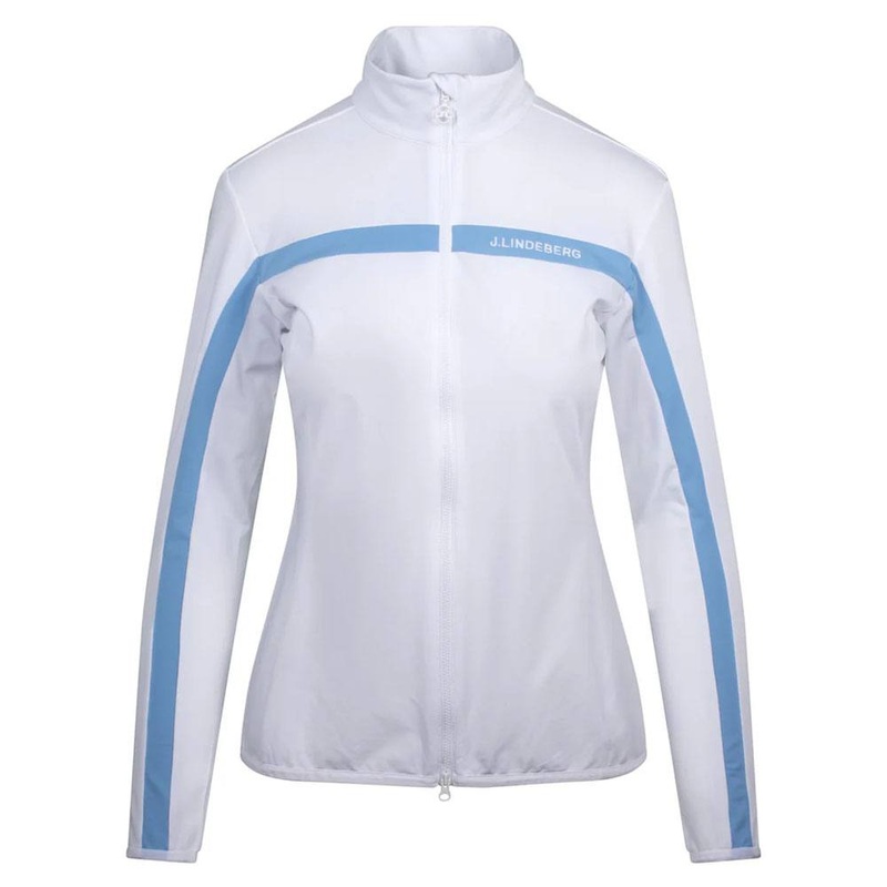 J.Lindeberg Seasonal Janice Mid Layer Golf Jacket White – FW23 Women