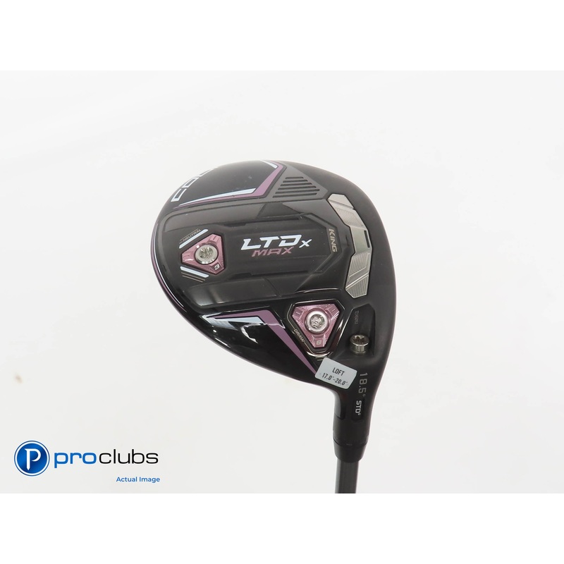 Ladies Cobra KING LTDx MAX 18.5* 3 WOOD Blk/Pink- Riptide 40g Ladies Flex 379214