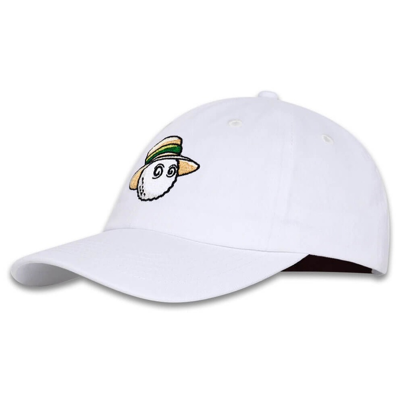 Malbon Romano Dad Golf Cap White – SS25 Men