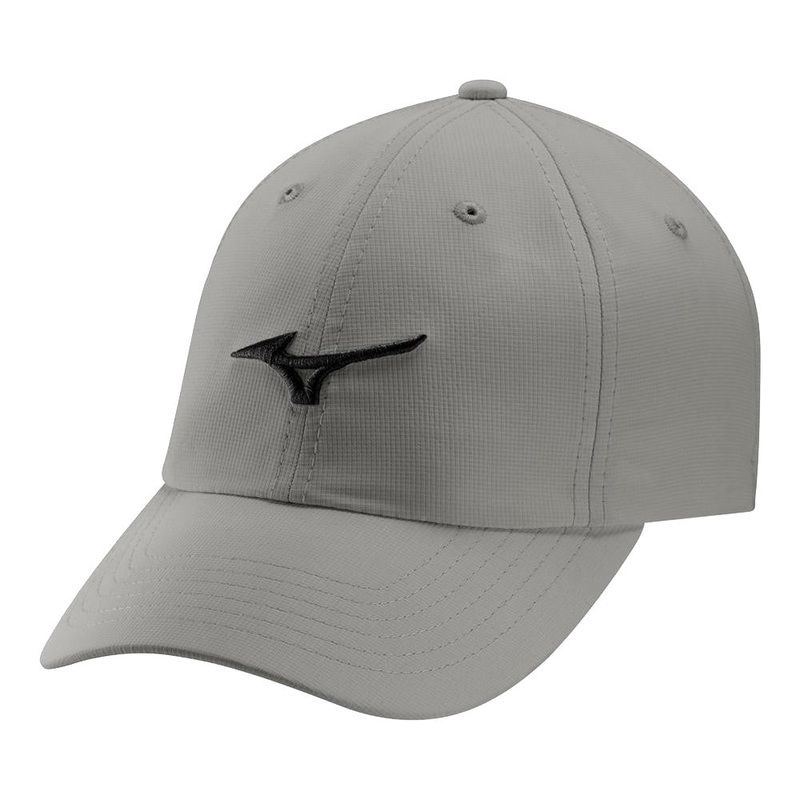 Mizuno Tour Adjustable Lightweight Golf Cap Frost Gray/Black – 22 Men