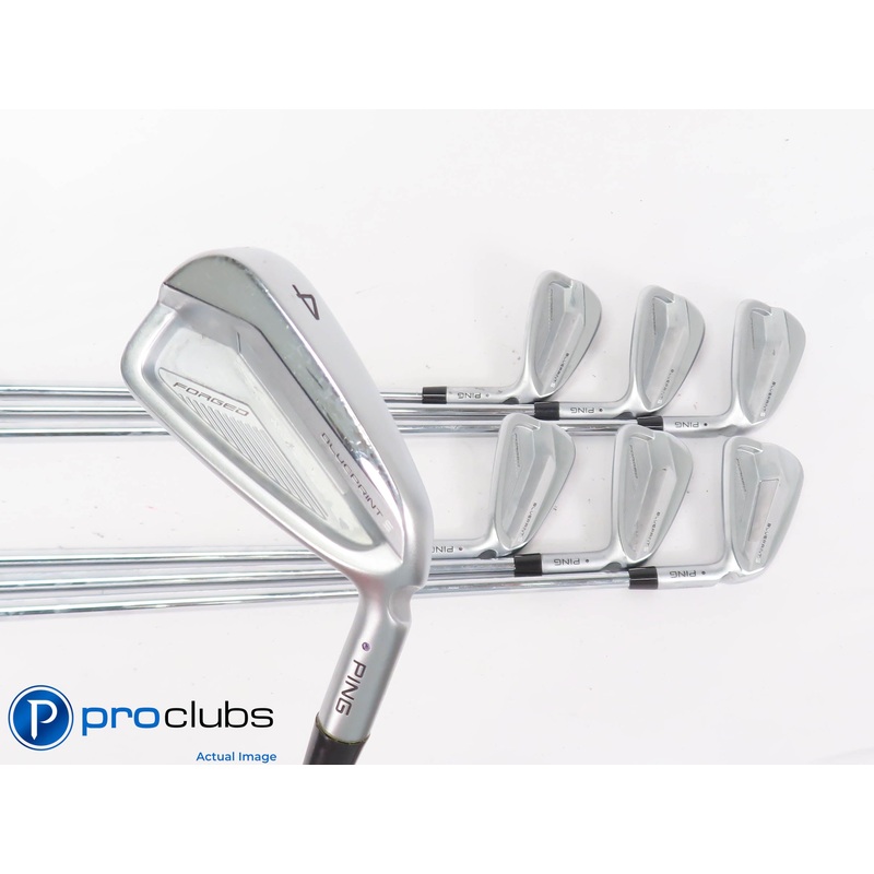 Nice Ping Blueprint S 4-PW IRON SET Black Dot -Project X 6.5 X-Flex Steel 445994