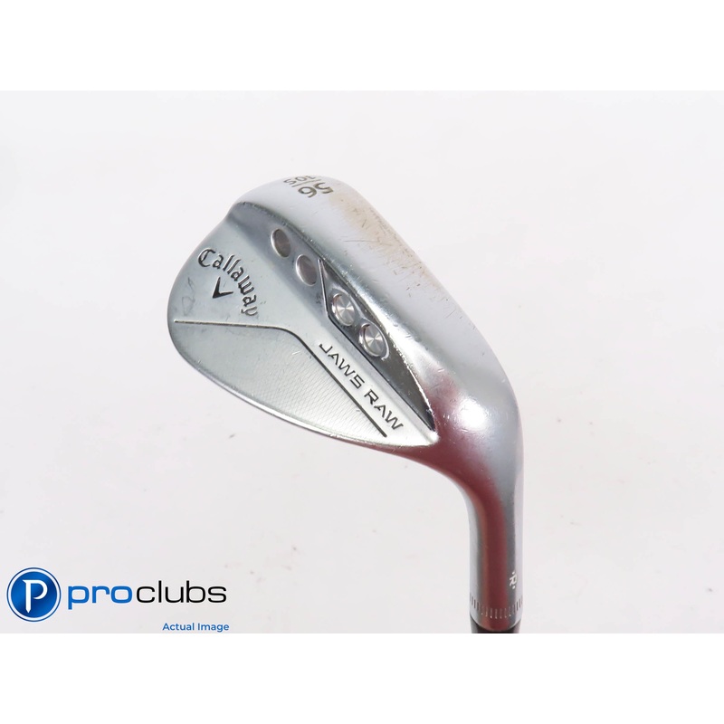 Callaway JAWS RAW 56*(10*) Chrome Wedge S-Grind – DG Tour Issue Wedge -441432