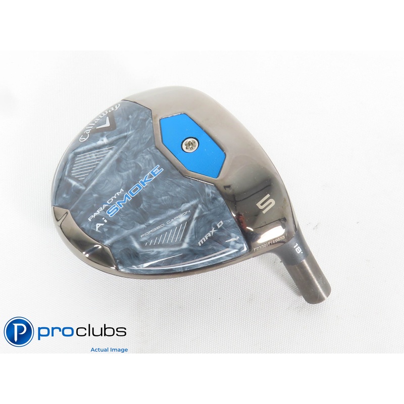 Callaway PARADYM Ai Smoke MAX D 18* 5 Wood – Head Only – 432899