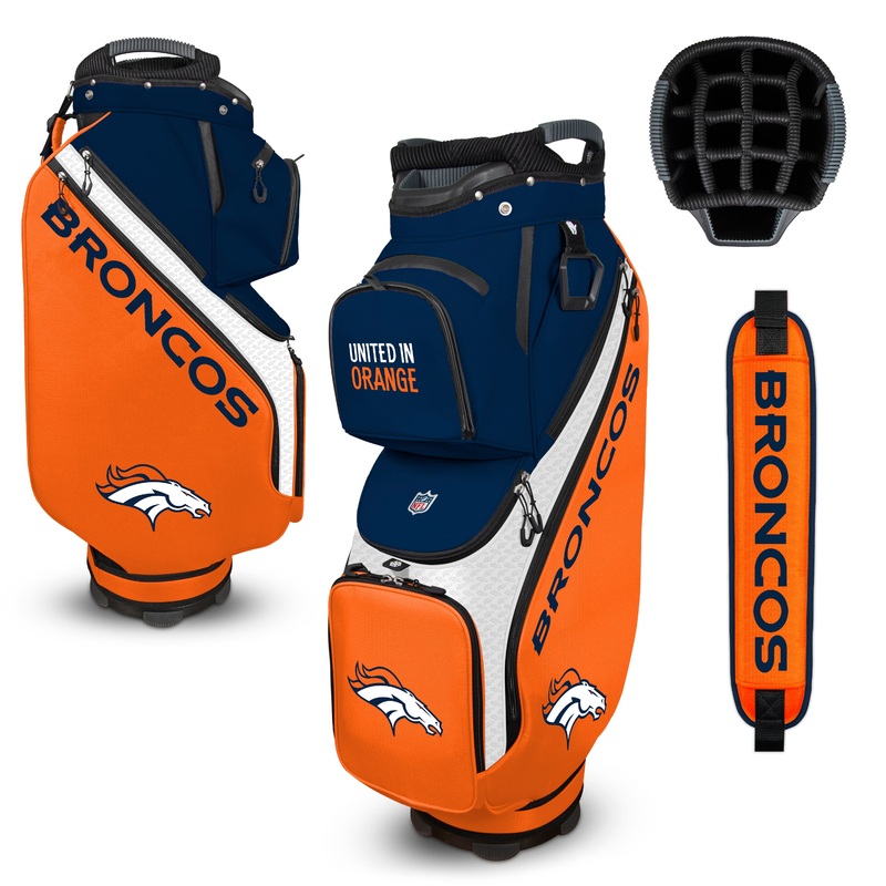 NFL Team Effort Clubhouse Cooler Denver Broncos Cart Bag