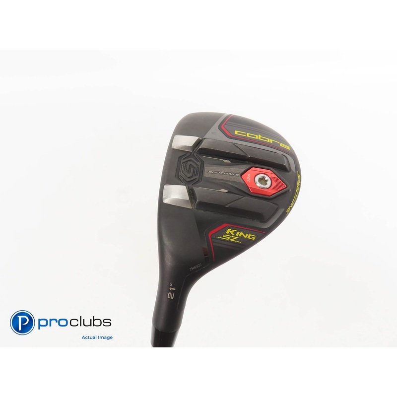 Nice! Left Handed Cobra King SZ 21* 4 Hybrid – UST Mamiya Reg Flex – 317082