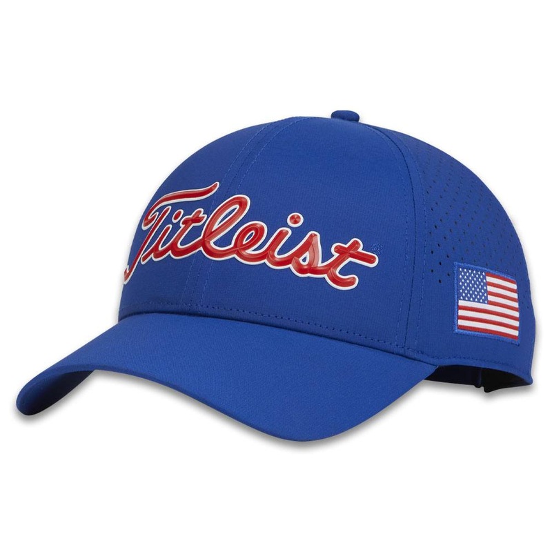 Titleist Players Tech Golf Cap Royal/White/Red – 24 Men