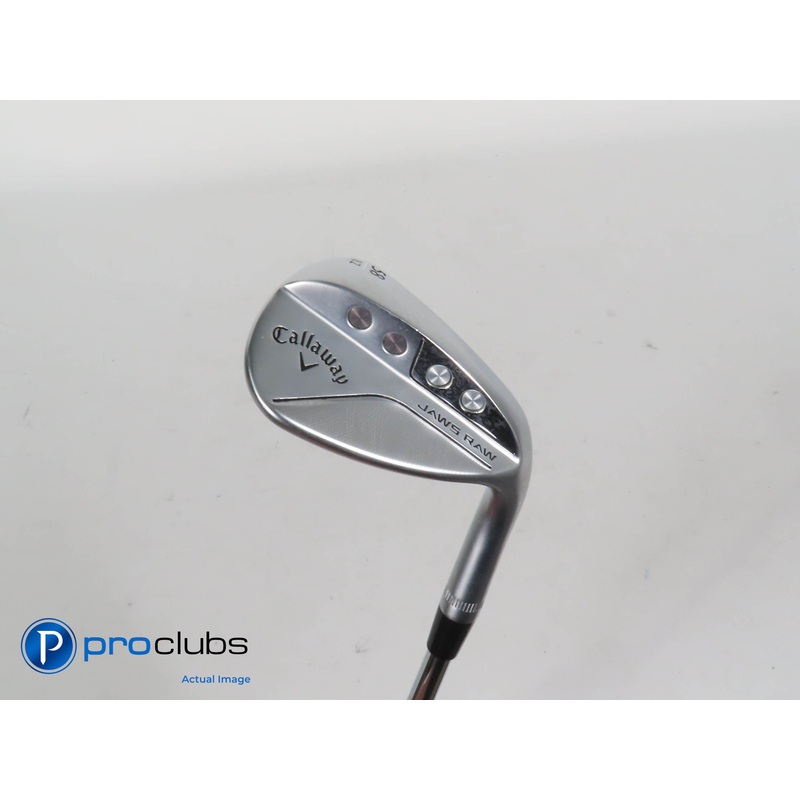 Callaway JAWS RAW 58*(8*) Chrome Wedge Z-Grind – DG Tour Issue Spinner – 409209