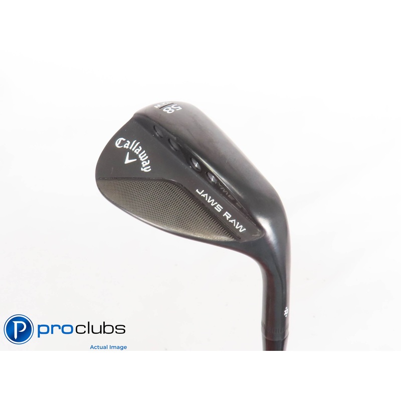 Excellent! Callaway Jaws Raw Black W-Grind 58*(12*) Wedge – Wedge Flex – 441139