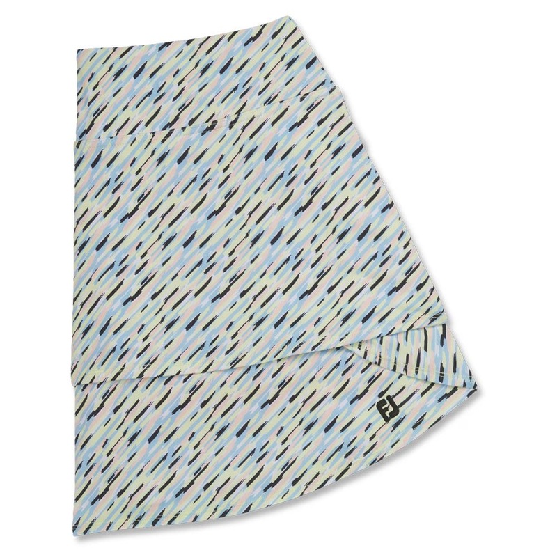 FootJoy Performance Layered Golf Skort Black Multi-Color Print – SS23 Women