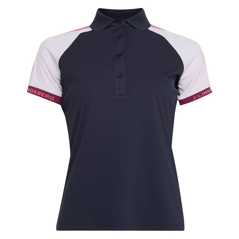 J.Lindeberg Perinne Golf Polo JL Navy – SS22 Women