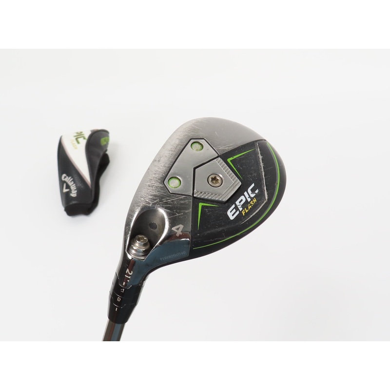 Left Handed Callaway Epic Flash 21* #4 Hybrid – Regular Flex W/ HC – 308370