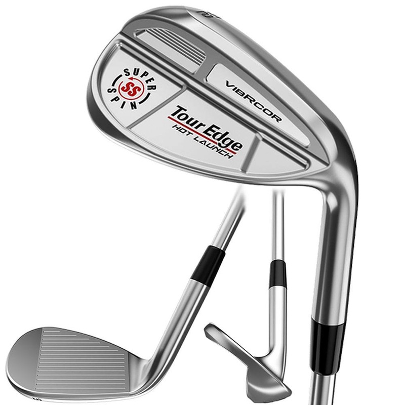 Tour Edge Hot Launch SuperSpin VibRCor Wedge – 22 Men
