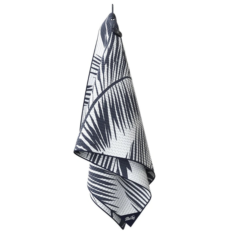 Blue Tees Magnetic Golf Towel – Palm Navy
