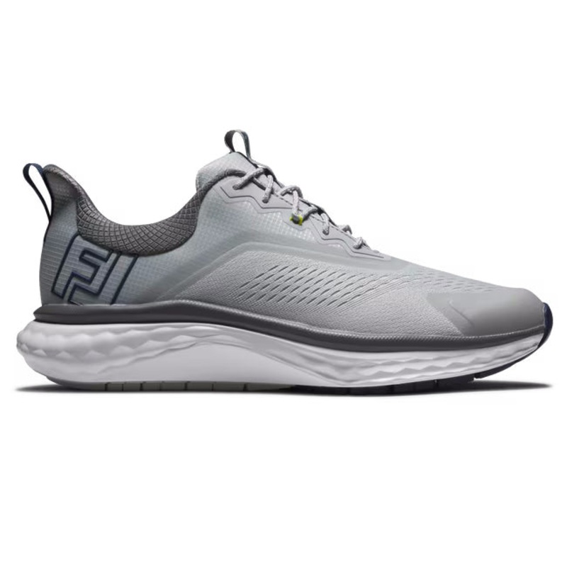 FootJoy Men’s Quantum Spikeless Golf Shoe – 56991 Grey/White/Blue