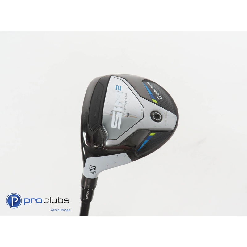Left Handed TaylorMade SIM2 Titanium 15* 3 Wood – Tensei Blue Regular – 313902