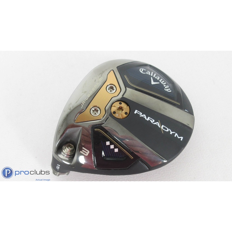 Nice! Left Handed Callaway Paradym  15* – 3 Wood – Head Only – L/H 379631