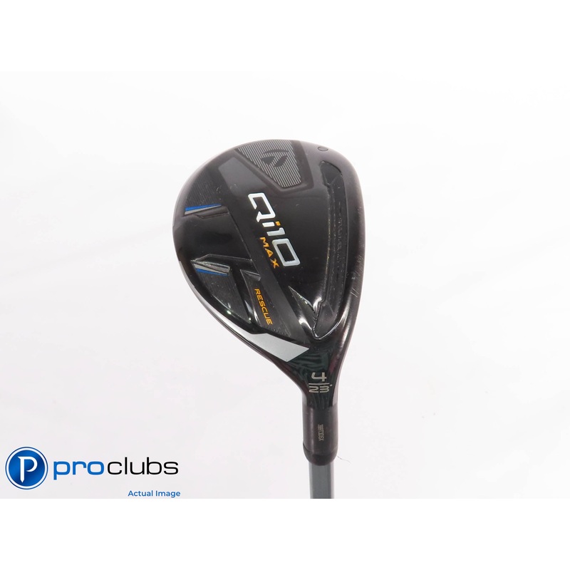 TaylorMade Qi10 MAX 23* 4 Hybrid – Fujikura Pro 2.0 6-R2 Senior Flex – 438264