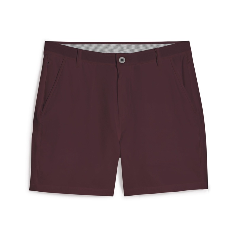 101 Solid 7″ Golf Shorts | Ruby Shimmer