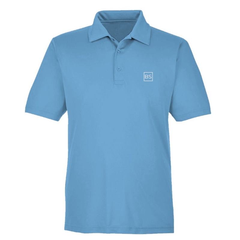 Black Square Golf Men’s Lightweight Performance Signature Polo