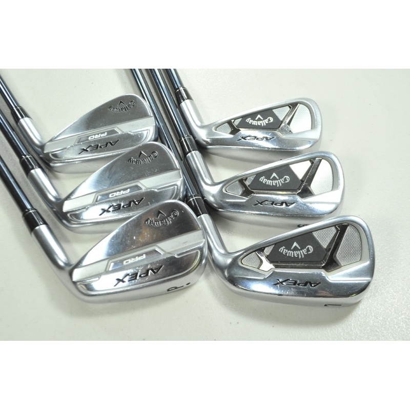 Callaway Apex Pro/Apex 21 Combo 5-PW Iron Set Stiff Flex Right Graphite # 199559