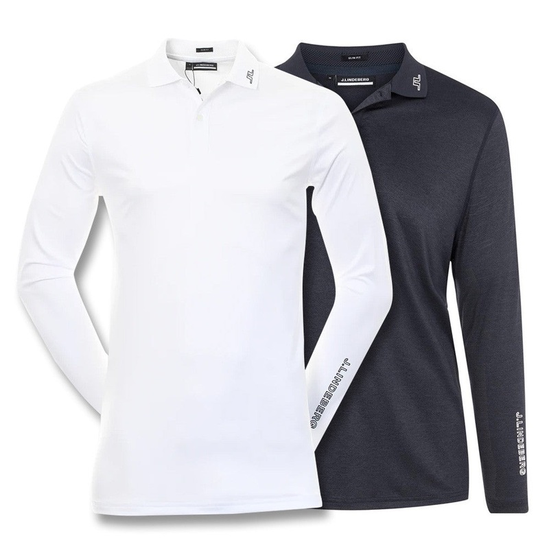 J.Lindeberg Jakob Slim Fit LS Golf Polo 2021