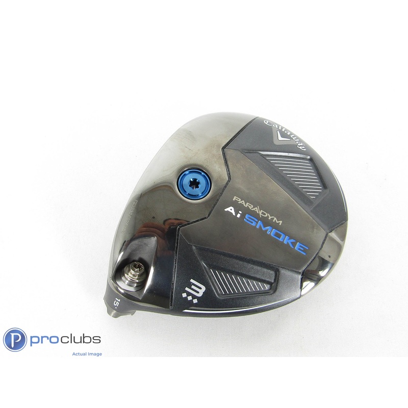 Left Handed! Callaway Ai Smoke Triple Diamond 15* 3 Wood – Head Only – 432100