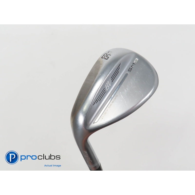 Left Handed Titleist Vokey SM9 Tour Chrome S-Grind 58*(10*) Wedge – Stiff 398241