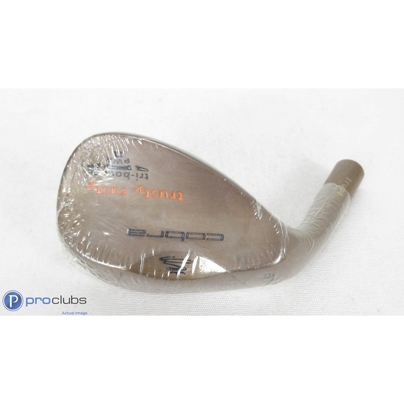 NEW! Left Handed Cobra Trusty Rusty RAW 61* Wedge – Head Only – L/H 395441