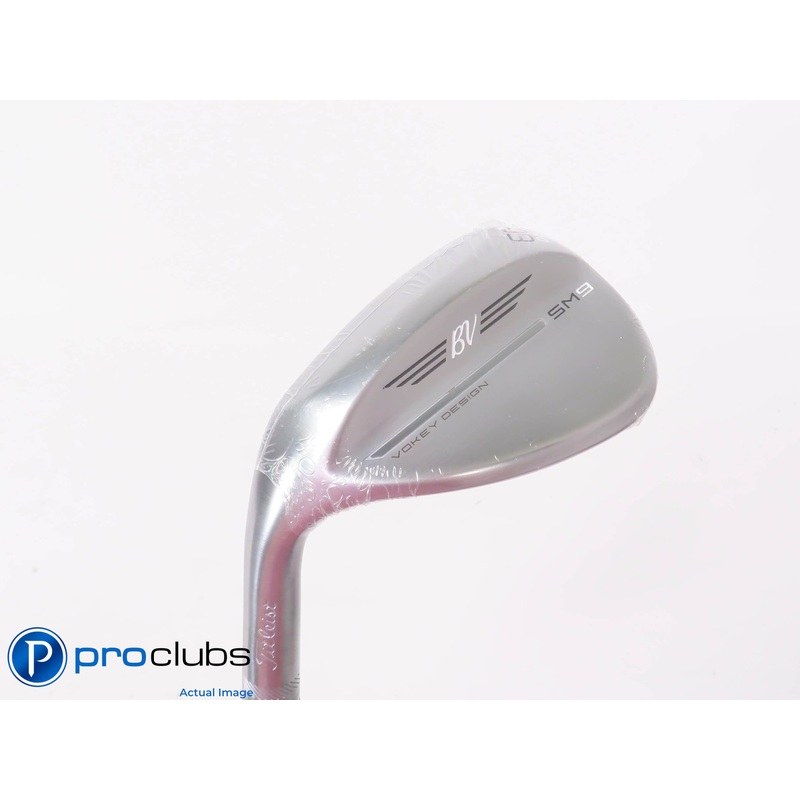 New! Left Handed Titleist Vokey SM9 Chrome L-Grind 60*(4*) Wedge – X-Flex 447663