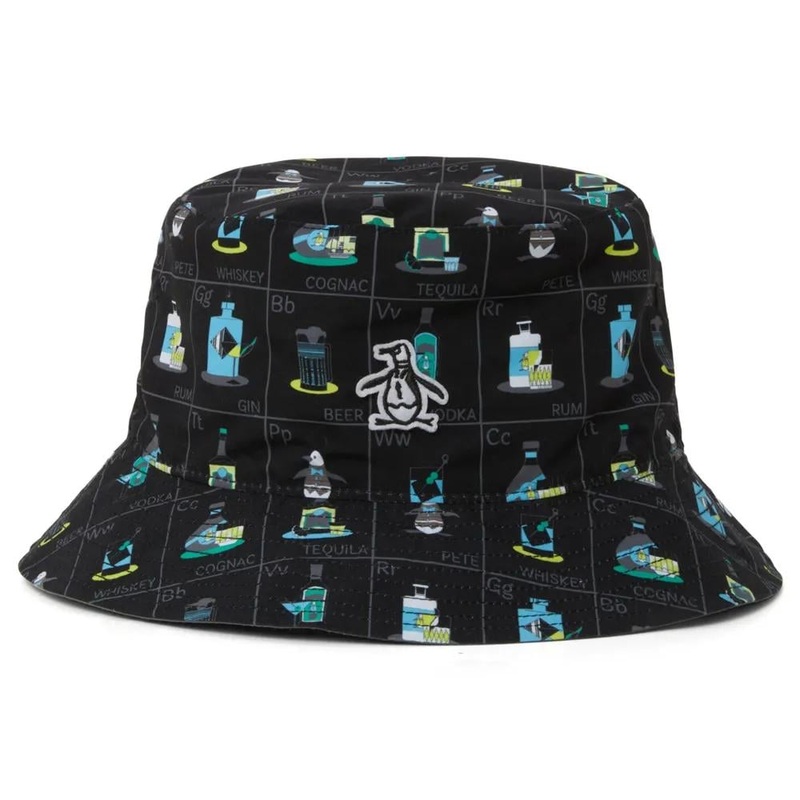 Original Penguin Pete’s Flash Cards Reversible Bucket Hat 24