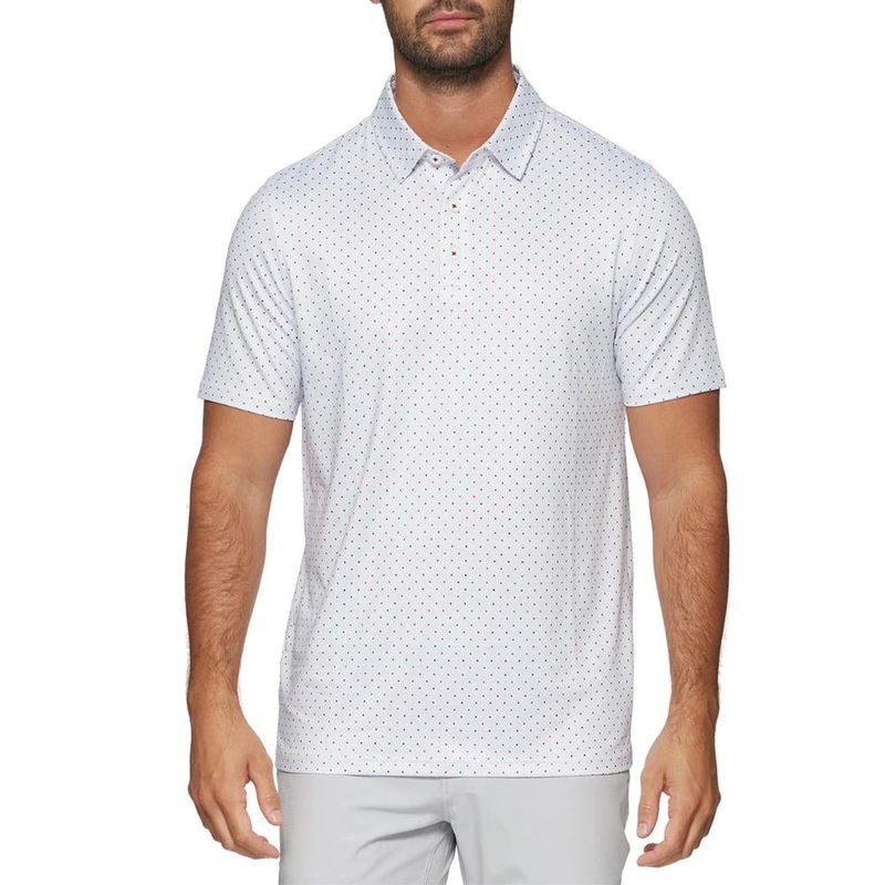 Flag & Anthem Men’s MVP Montrose Star & Dot Print Polo 24