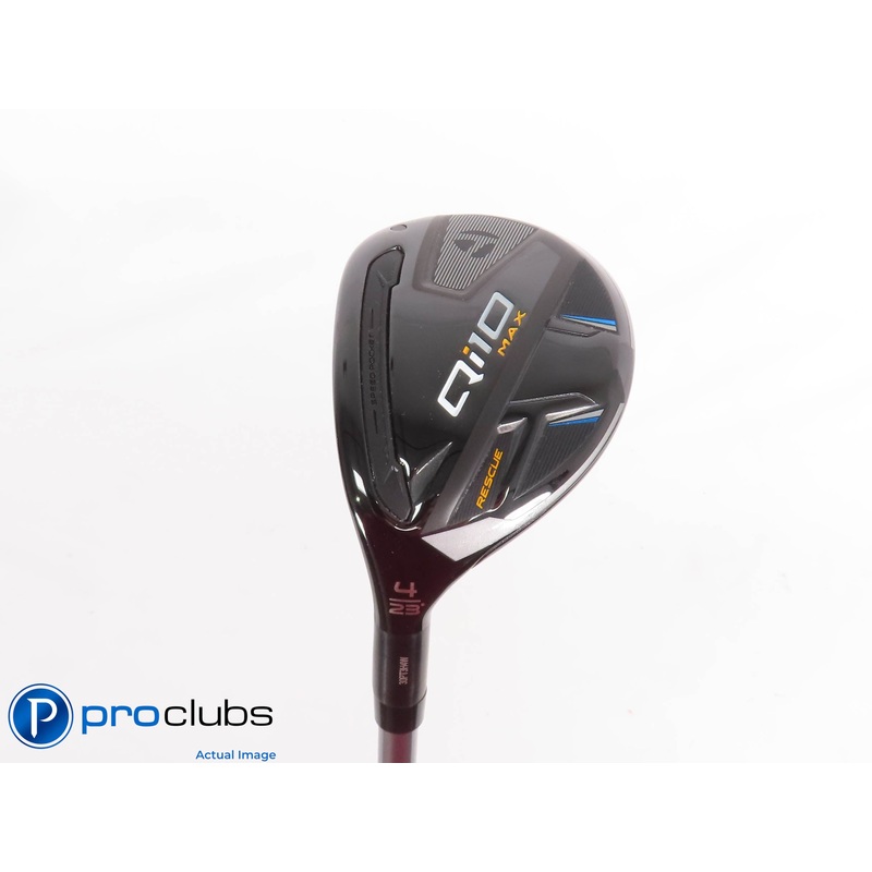 Left Handed TaylorMade Qi10 MAX 23* 4 Hybrid – Speeder NX Regular Flex #437026