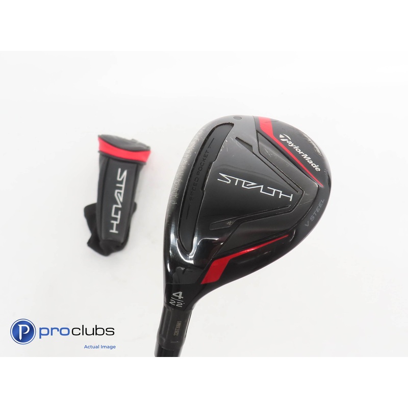 Left Handed TaylorMade Stealth 22* 4 Hybrid w/HC – Ventus Red 6R Regular 371696