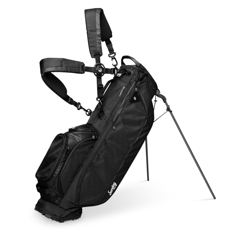Sunday Golf Ryder | Matte Black Full Size Stand Bag