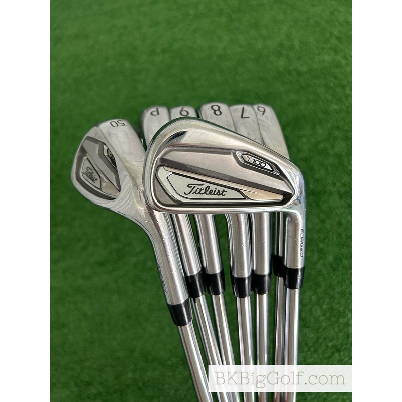 Titleist T100 Forged Iron Set 5-50 / True Temper AMT White Stiff