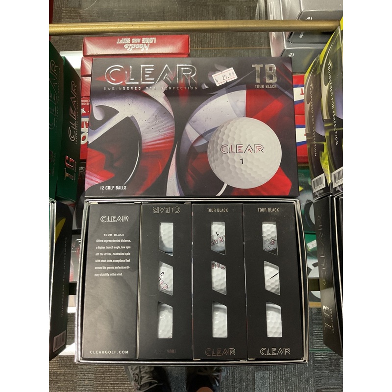 Clear Golf Tour Black