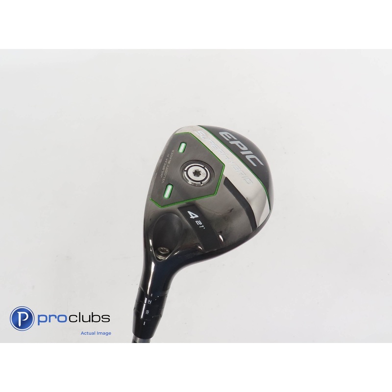 Left Handed Callaway Epic 21* 4 Super Hybrid -Steelfiber i70 Regular Flex 342701