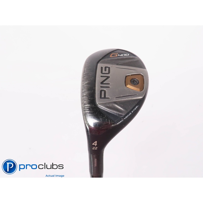Left Handed PING G400 22* 4 Hybrid – PING Alta CB 70g Senior Flex – 447536